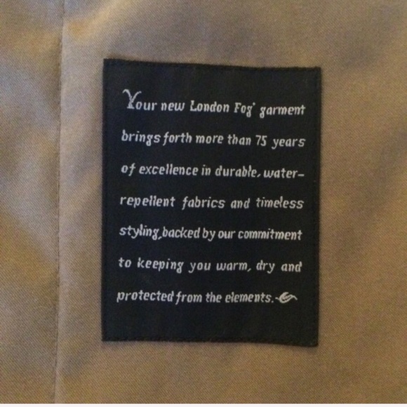 ☔️ London Fog 14P Cozy Soft Trench Rain Coat - Picture 4 of 9